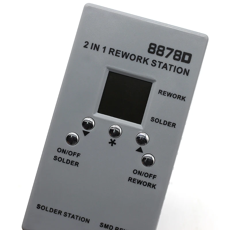 2 в 1 портативная SMD паяльная станция 8878D 700 Вт 220 В фена + паяльник лучше чем 8586 8586D 8858
