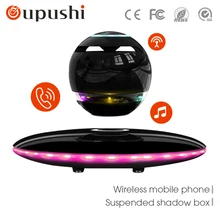 Oupushi cx-009 синий/зуб Динамик светодиодный Магнитная подвеска Динамик Беспроводной Динамик музыке стерео HD MIC Hands-Free Sound Box