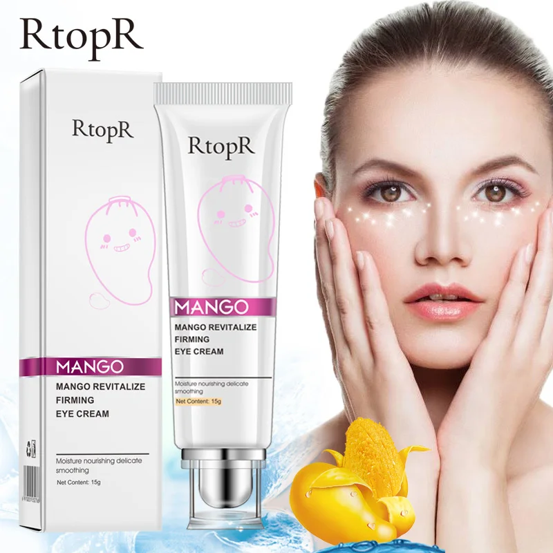 

RtopR Mango Anti Winkles Eye Cream Anti-Aging Moisturizing Eyes Creams Skin Care Anti-Puffiness Dark Circle Firming Facial TSLM1