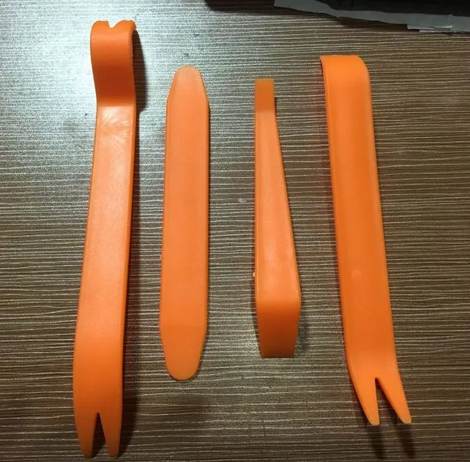 

4PCS CAR AUDIO DOOR CLIP PANEL TRIM DASH AUTO RADIO REMOVAL PRY TOOL SET for Toyota Rav4 Corolla Prius Auris Yaris Highlander