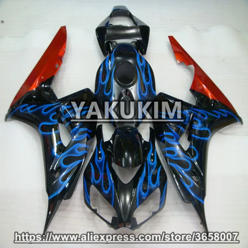ABS пластик инъекции обтекателя комплект для Honda CBR1000RR 2006 2007 мотоциклетные Badywork