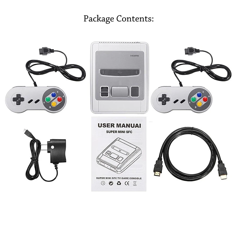 Super Mini HD Family TV 8 Bit SNES Video Game Console Retro Classic HD HD Output TV Handheld Game Player Built-in 621 Games