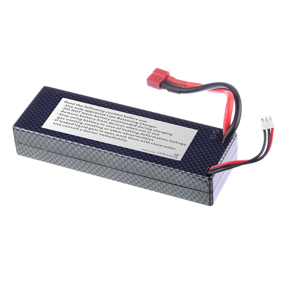 RC Lipo 2S 7,4 V 3S 11,1 V 4S 14,8 V 6S 22,2 V аккумулятор 3000mah 3600mah 4200mAh 5200mah 6000mah 7000mah T XT60 35C-60C для радиоуправляемого автомобиля