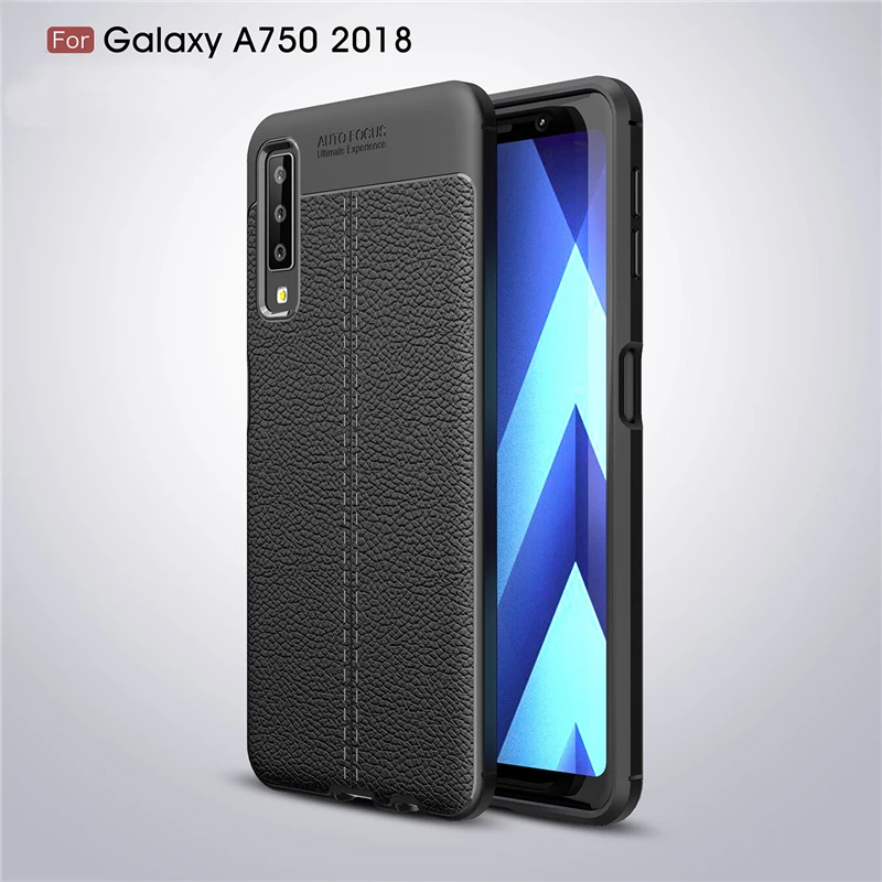 YUETUO кожаный чехол для телефона samsung galaxy a7 2018 a 7 a750 a730 силиконовые