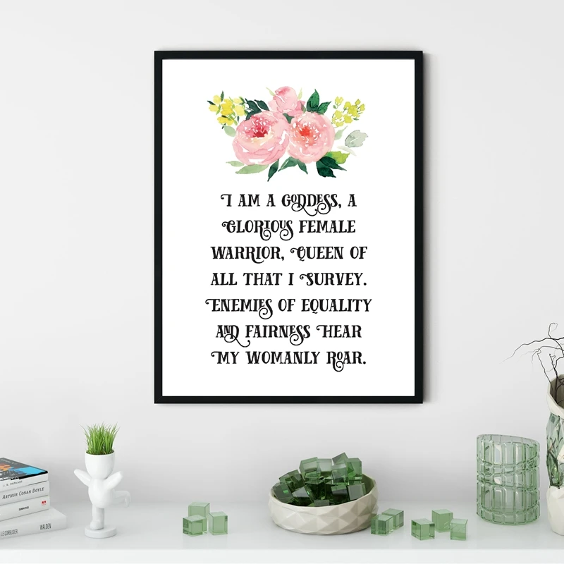Goddess Pledge Poster Wall Prints