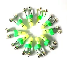 10 шт. деликатный двойной колокольчик Для приманка для морской рыбалки Удочка колокольчик рыболовные инструменты