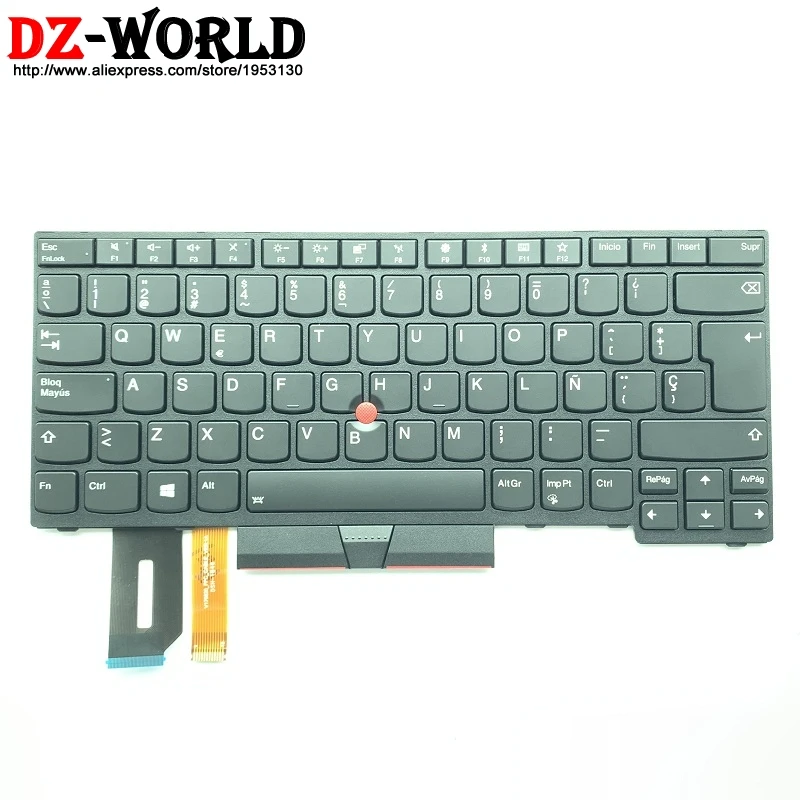 New for Lenovo Thinkpad T460P T470P keyboard backlit Latin Spanish Teclado