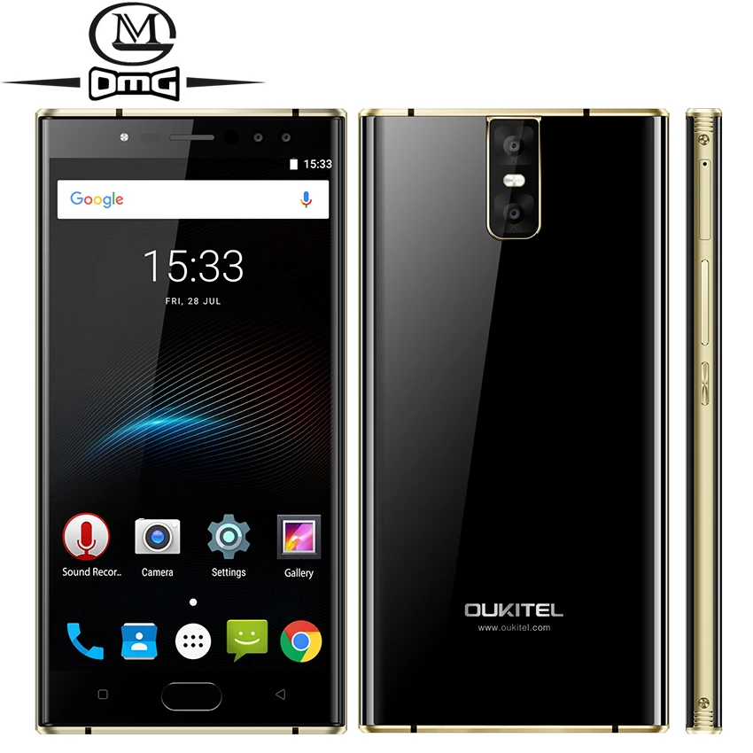 

Oukitel K3 6000mAh mobile phone MT6750T Octa Core 4GB RAM 64GB ROM 5.5" Dual 2.5D Screen 4 Cameras Front Fingerprint Smartphone