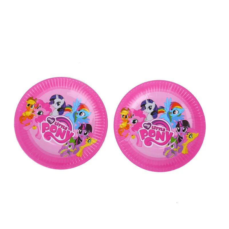 

My Little Pony Party Birthday Decoration Baby Shower Disposable Tableware Tray 10 Packs Birthday Party Decorations Kids