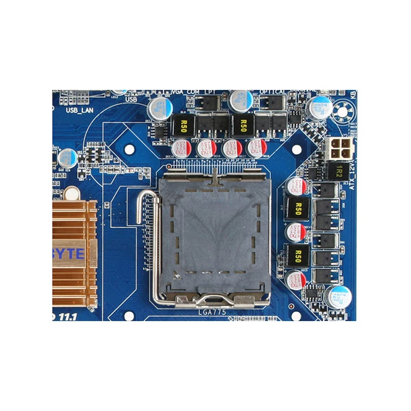 Оригинальная материнская плата Gigabyt LGA775 DDR2 для настольного компьютера системная