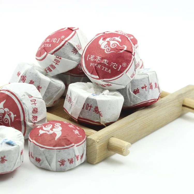 

Wholesale Yunnan Pu'er Tea Stevia Kang Mini Tuo Specials lipid-lowering diet scraping oil cooked Da loose tea