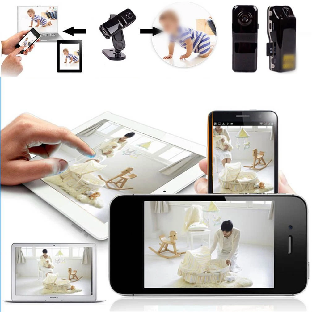 

Convenient Mini Wifi IP Wireless Surveillance Camera Remote Camera For Android iPhone PC