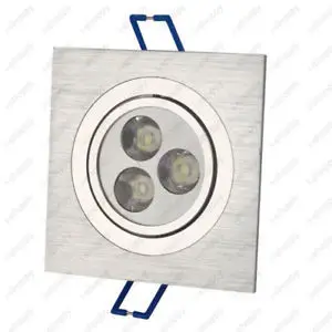 

Dimmable 3W Warm Pure White LED Ceiling Cabinet Down Light Bulb Square Lamp NEW