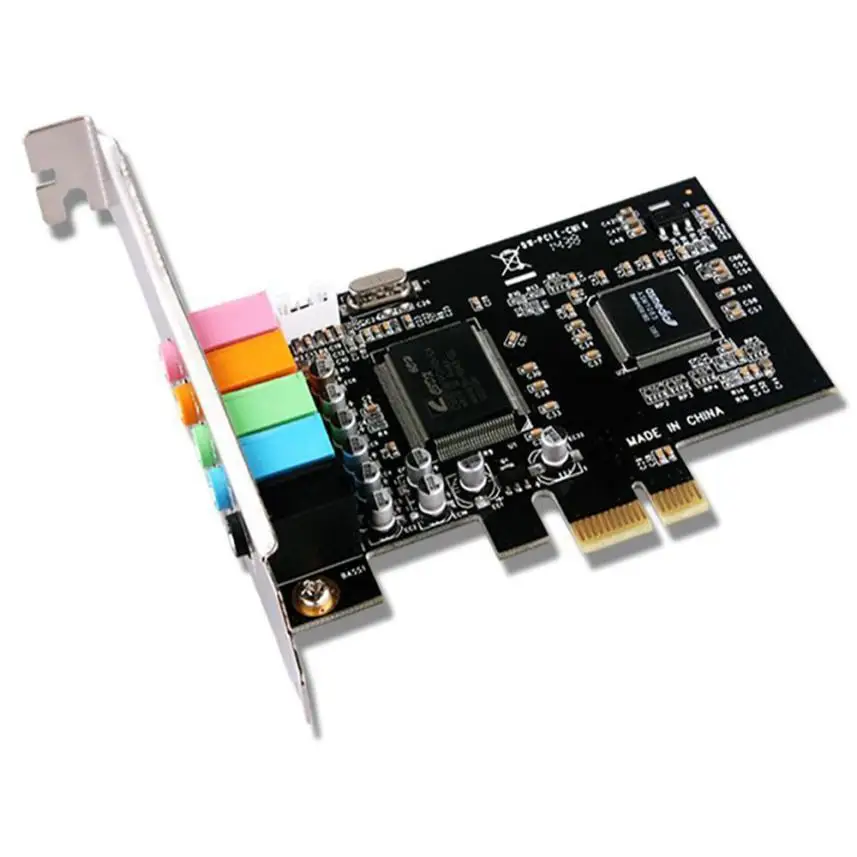 

2017 Good Sale PCI-E 5.1 Sound 6 port sound card CMI8738 cinema stereo Surround Sound Card ED J26