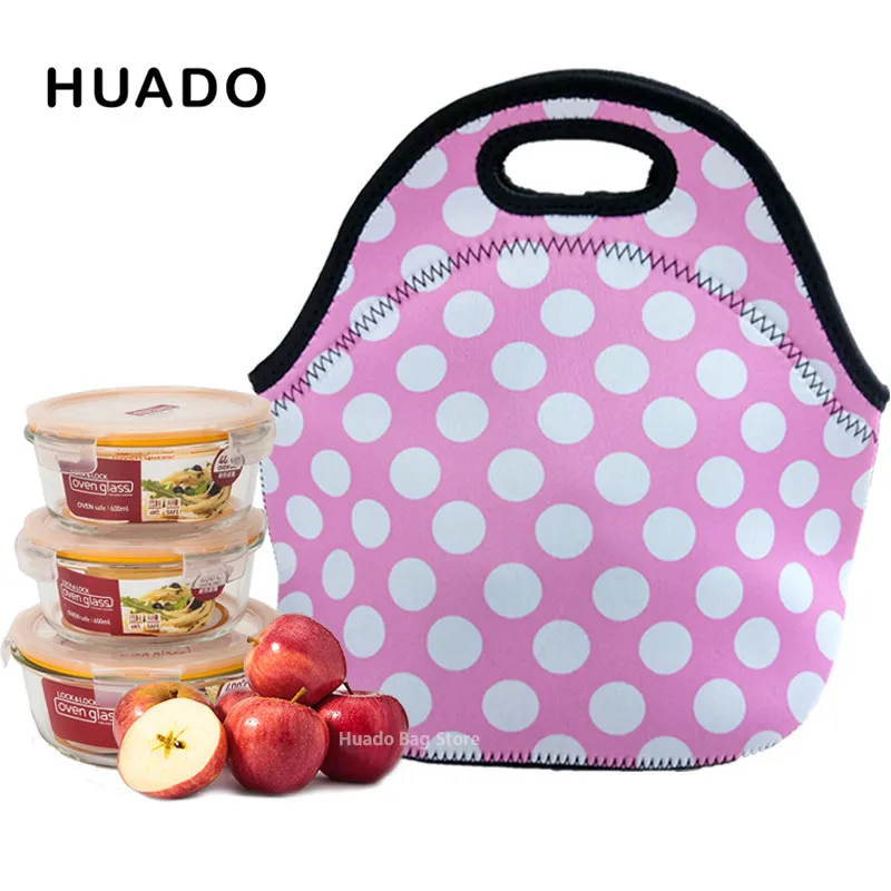 

Neoprene thernal lunch bags bolsa for women/men 2017 Portable Picnic food tote bag for teenagers