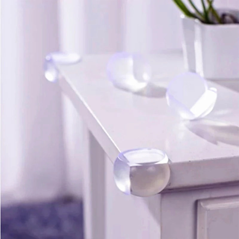 

8Pcs Child Baby Safety Silicone Protector Infant Kids Table Corner Edge Protection Cover Children Anti-collision Edge & Guards