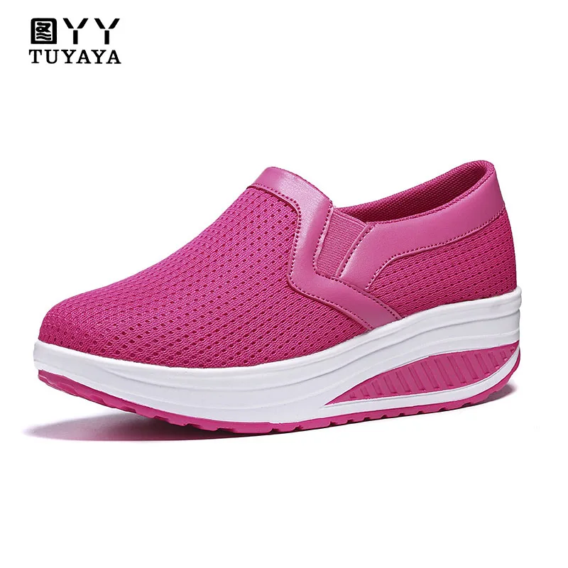

2019 Women Breathable Mesh Casual Shoes Woman Flat Platform Shoes Fashion Women Espadrilles Zapatillas Mujer Tenis Feminino