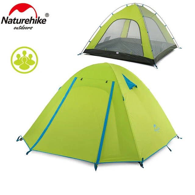 Best Price Naturehike Backpacking Hiking Camping Outdoor Camp Tent 4 Person Sleeping tent Ultralight Sun Shelter Beach Tent Awning Canopy