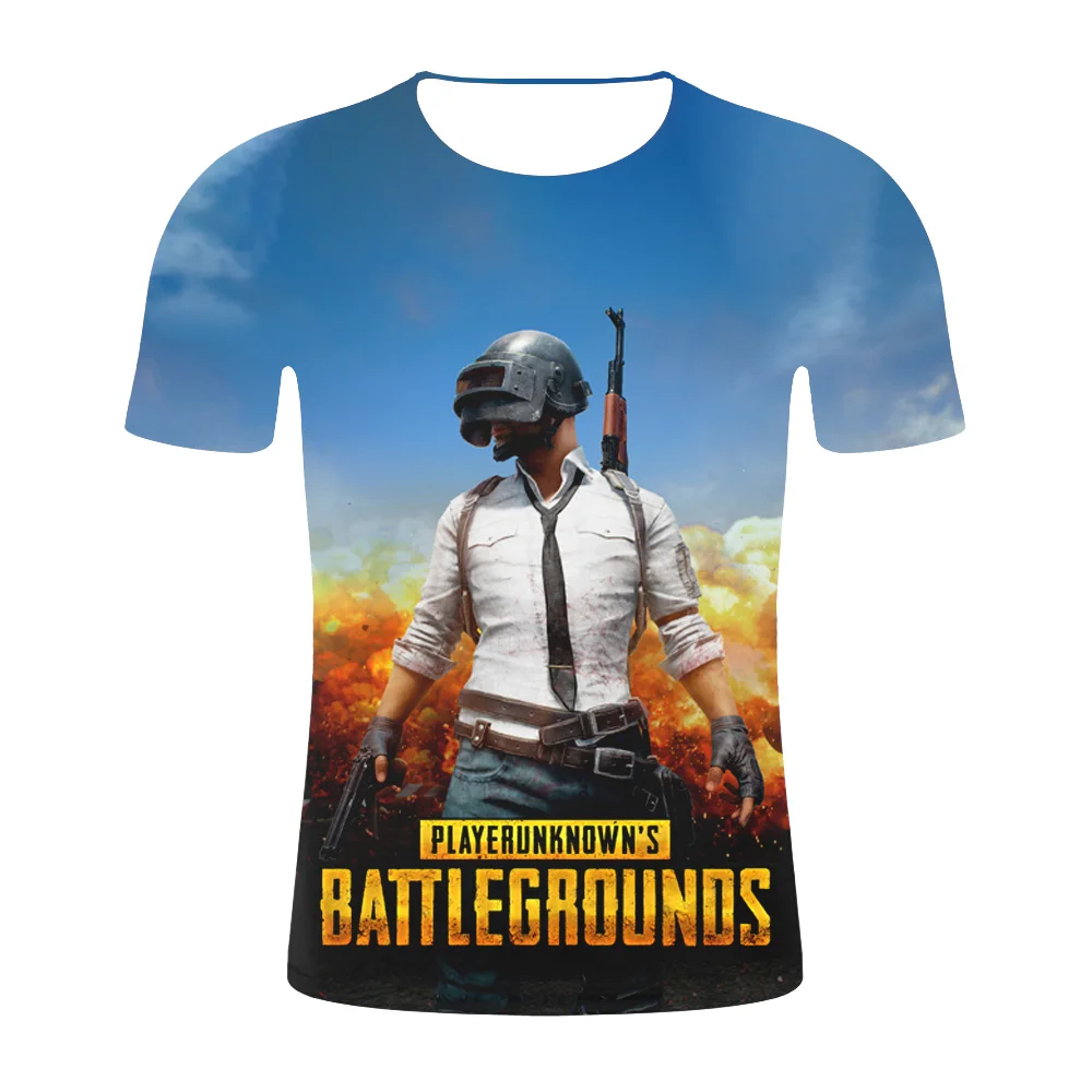 

Hot Game PUBG 3D t shirt Men/women Aikooki Fashion Playerunknown's Battlegrounds Men's t shirt PUBG 3D Print Plus Size Clothe