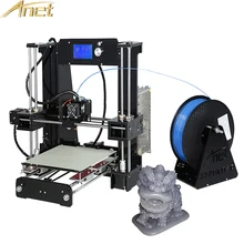 Анет A6 A2 3D Принтер Высокоточный RepRap Prusa i3 DIY 3D-принтеры комплект 12684 ЖК-дисплей Экран Дисплей Бесплатная 10 м нити + SD карты