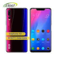 Смартфон Elephone A5, 6,18 дюймов, FHD+ u-образный экран, 4000 мА/ч, мобильный телефон MT6771, четыре ядра, 4 Гб ram, 64 ГБ rom, 4G, мобильный телефон Android