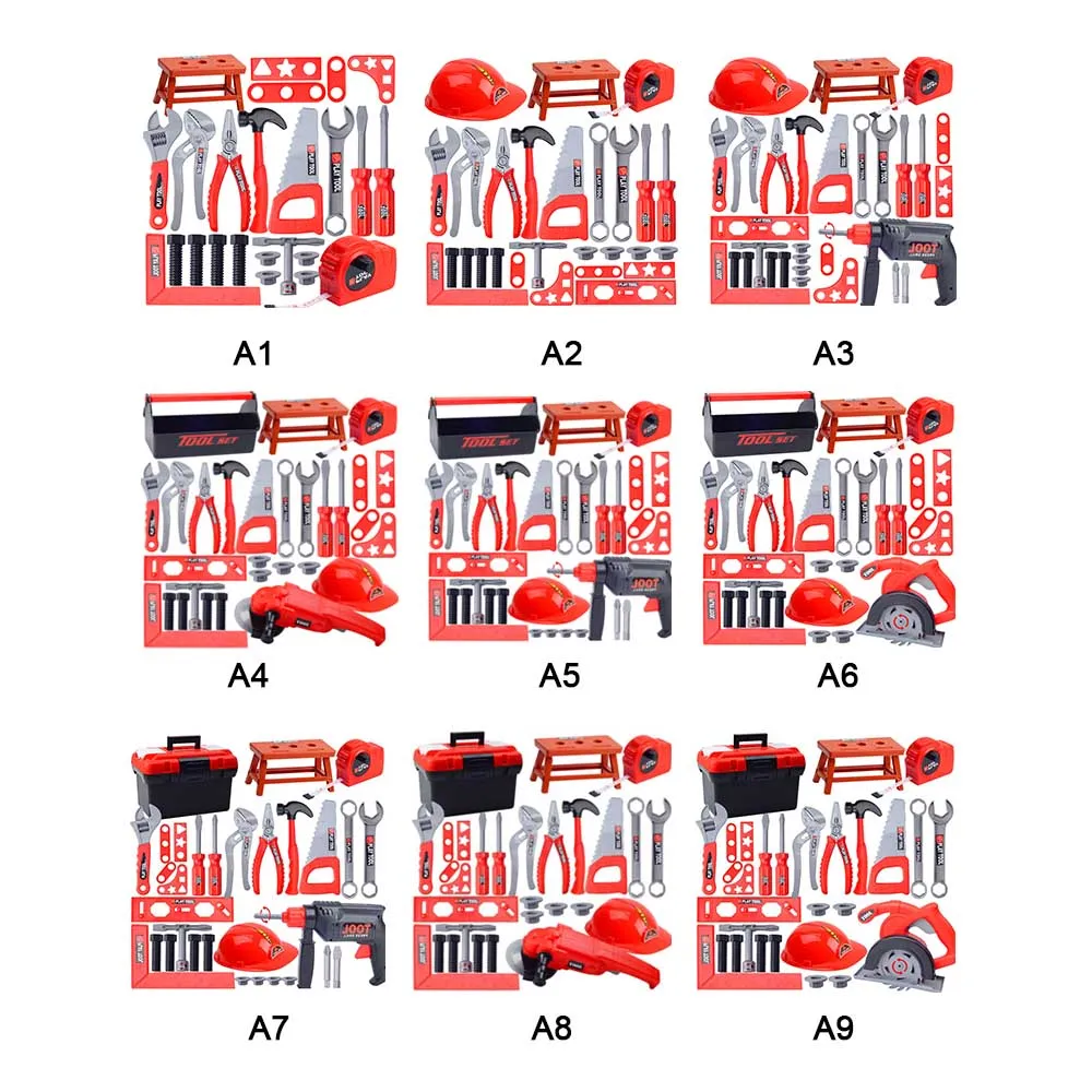 Детский набор инструментов моделирования инструмент для ремонта дрель шуруповерт комплект для ремонта дома играть развивающие игрушка