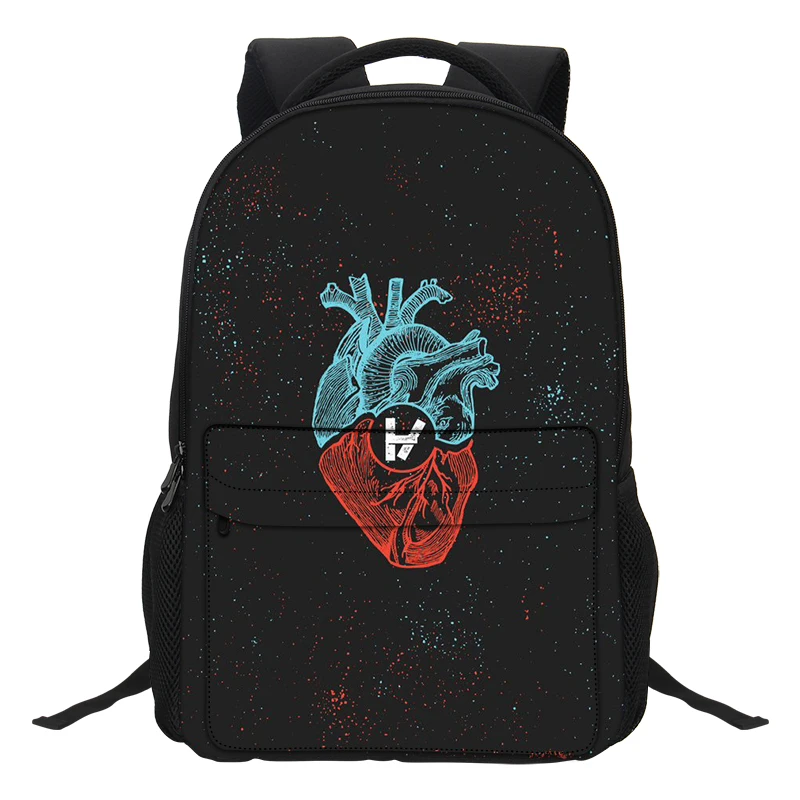 VEEVANV School Backpacks Boys Daypacks Fashion Twenty One Pilots