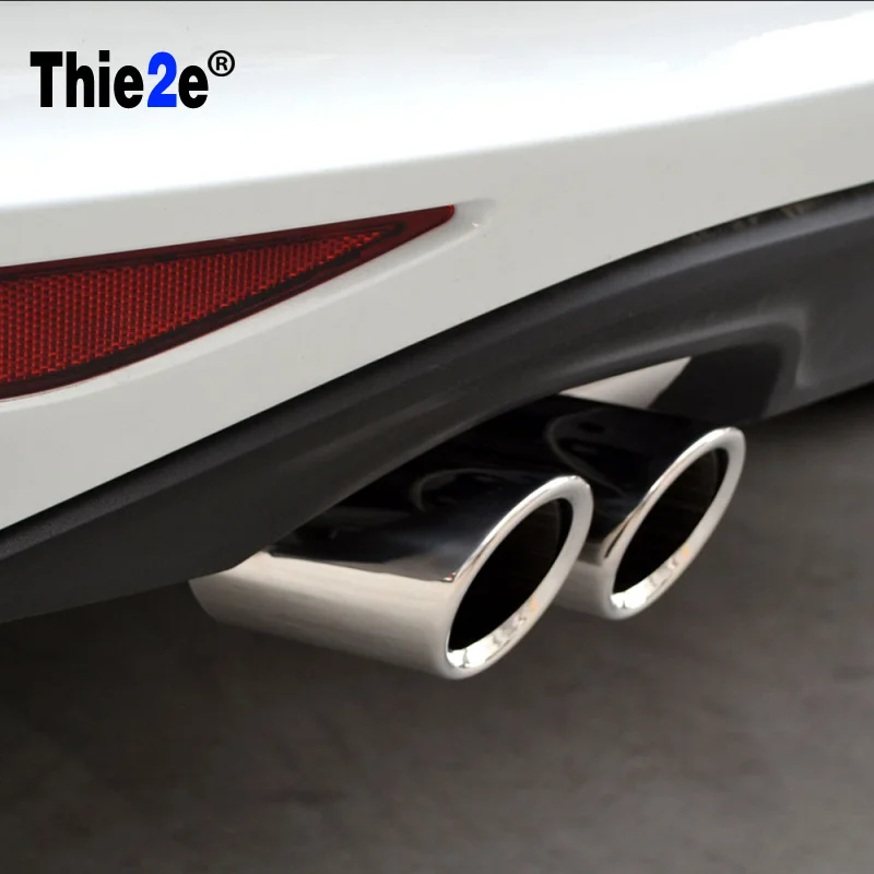 Выхлопные трубы из нержавеющей стали 7 &quotдля VW golf 6 mk mk7 2013/Scirocco 1 4 T TSI для
