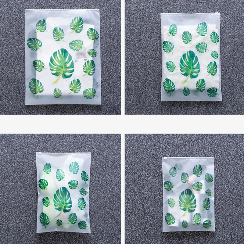 Travel Accessories Transparent Plant Travel Storage Bag Women Portable Organizers Pouch Toiletry Wash Bath Men Baggage Storage