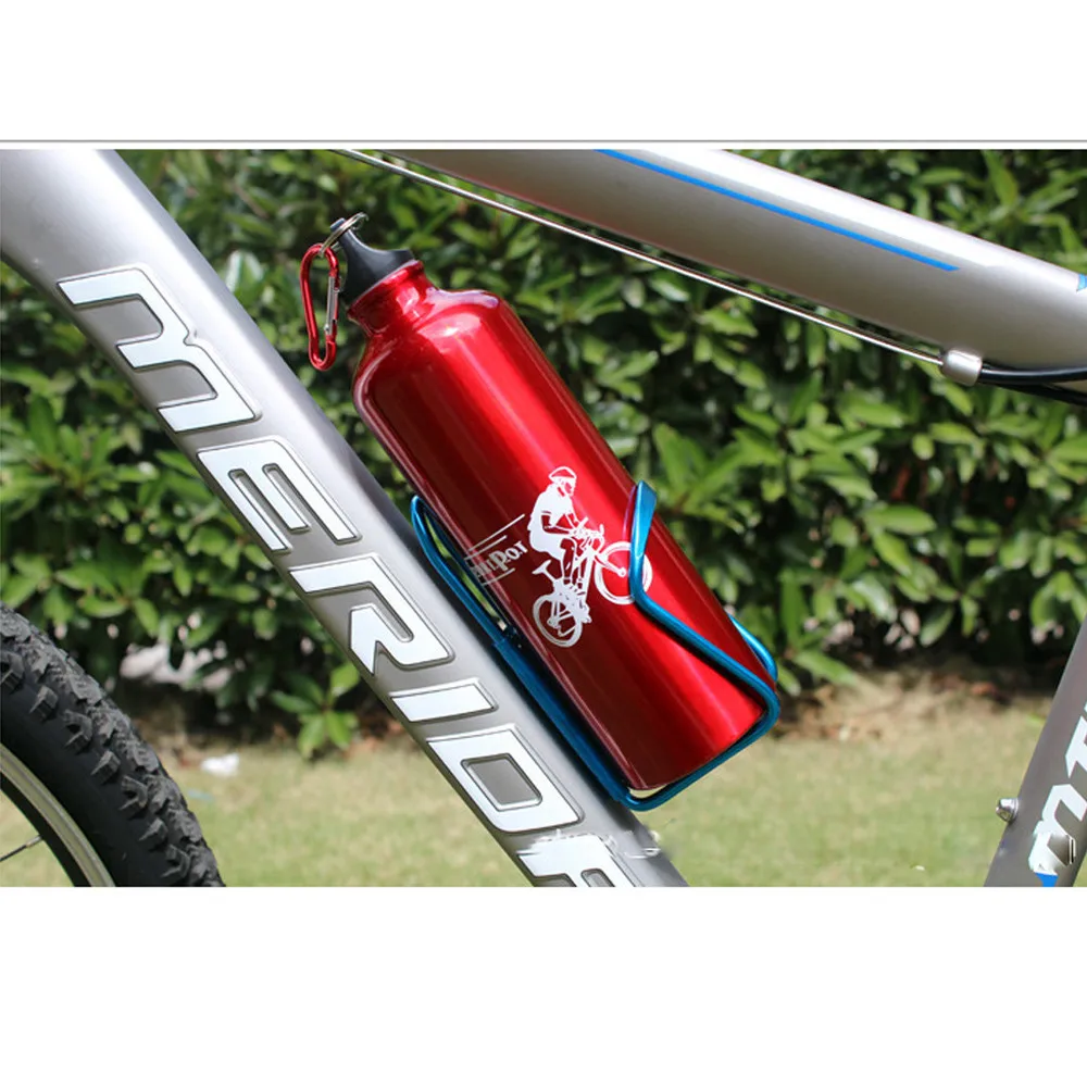 

New Aluminum Alloy Bike Bicycle Cycling Drink Water Bottle Rack Holder For Mountain Folding Bike Cage Strongly-gripped Hinge