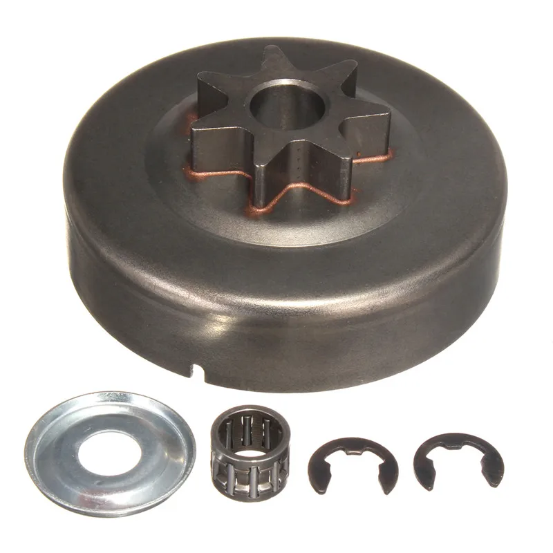 

5Pcs/set 3/8" 7 Tooth Chain Saw Sprocket Clutch Drum Passive Plate Washer E-Clip Kit For Steele Stihl 029 039 MS290 MS310 MS390
