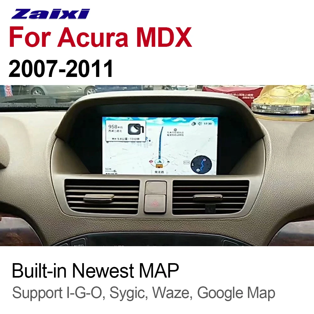 Flash Deal ZaiXi Auto Radio 2 Din Android Car Player For Acura MDX 2007~2011 GPS Navigation BT Wifi Map Multimedia system Stereo Radio 1