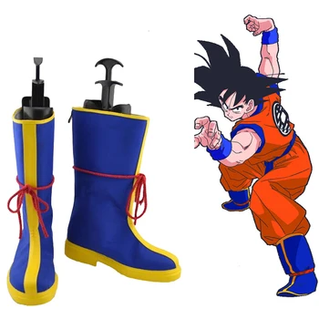 

Dragon Ball Son Goku Kakarotto Cosplay Boots Adult Men Halloween Cosplay Shoes Custom Made