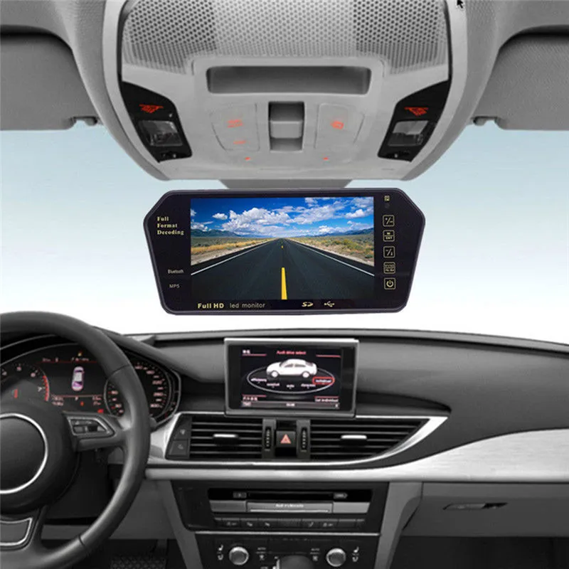 

Upgrade Reversing 7 inch LCD Rearview Mirror Monitor Backup Rear View Camera LED Night Vision with Full Touch Screen
