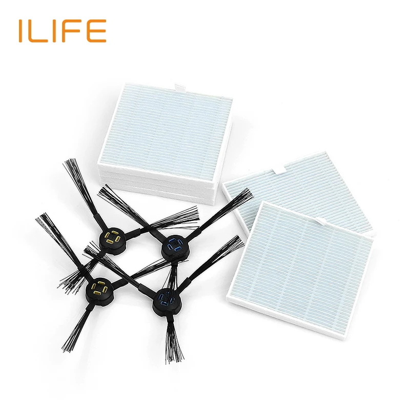 

Replacement Kits for ILIFE V8s Robot Vacuum, Filters and Side Brushes