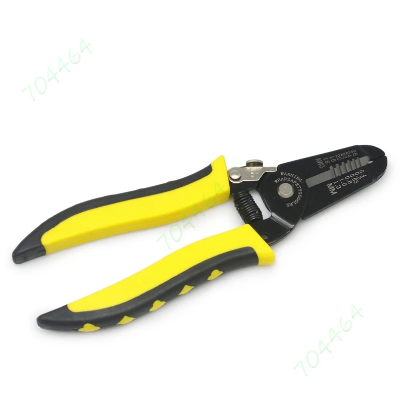 

Multi-Function 7" 0.4-1.3mm (26-16 AWG) Cable Wire Cutter Stripper Plier Tool