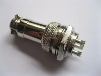 

10 Pcs XLR 3 Pin Audio Cable Connector 16mm Chassis Mount