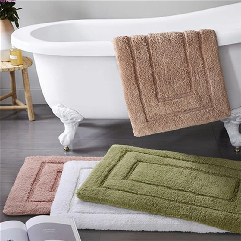 650G Five star hotel cotton bathroom floor mat cotton family kitchen
