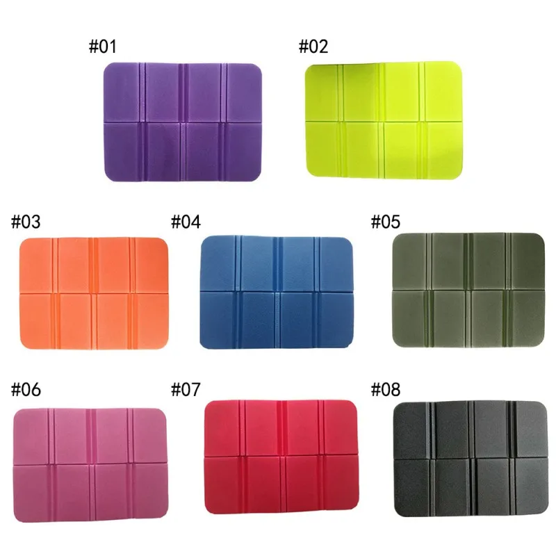 

New Outdoor Small Camping Mat Folding Light inflatable mattress Heat Cold Insulated Waterproof Sitting Accessories Air Mattres