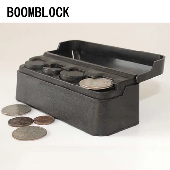

BOOMBLOCK Car Styling Coin Storage Box For Honda Civic Accord Toyota Corolla C-hr RAV4 Accessories Mercedes Benz W204 W203 W211