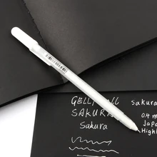 Japan Imported Jelly Roll 0.4mm White Gel Pen Highlight liner for Art Marker Design Comic/Manga Painting Supplies