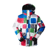 Gsou зимняя мужская лыжная куртка для сноубординга ветрозащитная водонепроницаемая Спортивная одежда для катания на лыжах, верховой езды теплая зимняя одежда Новинка