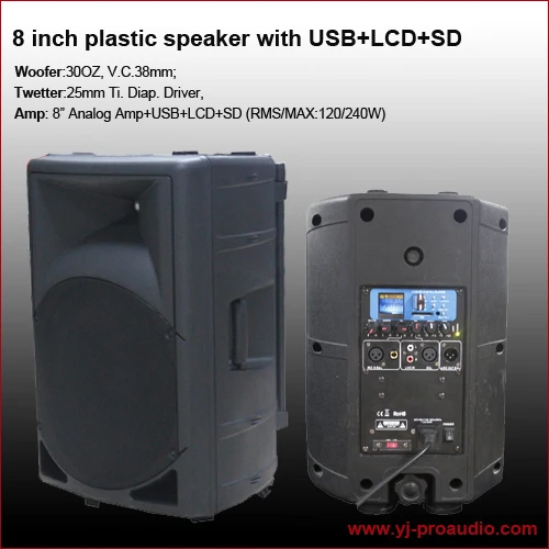 powered speaker with usb input