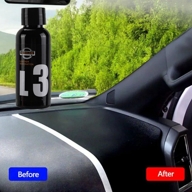 

50ml Car Refurbished Agent Interior Leather Plastic Care Maintenance Car Accessories Care Leather Shoe