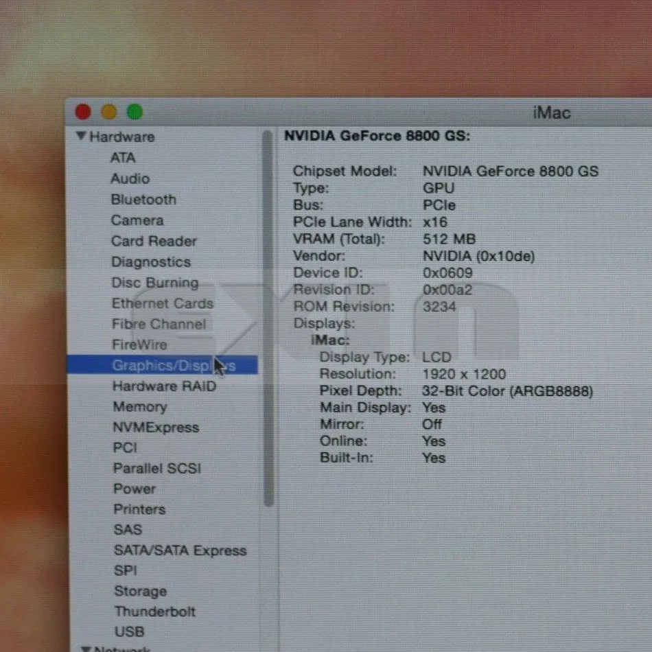 Используется для видеокарты NVIDIA GeForce 8800GS 8800 GS 512MB Apple iMac 24 &quotA1225 VGA карта 661 4664 2008