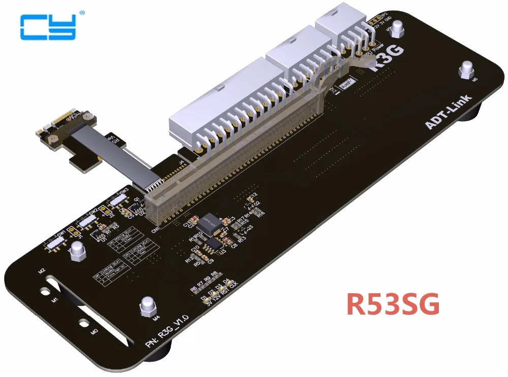 Внешняя видеокарта PCI E x1 2 0 M.2 WiFi A.E key подставка для NGFF PCIe Riser внешняя независимая