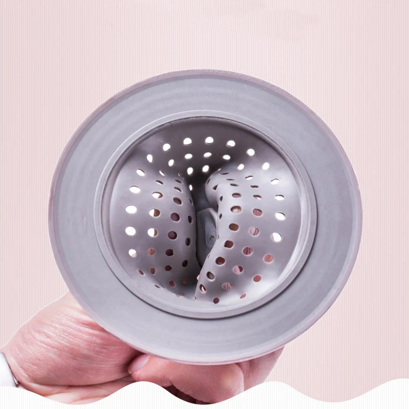 Round Kitchen Sink Filter Screen Floor Drain Hair Stopper Hand Sink Plug Bath Catcher Sink Strainer Cover Tool  3