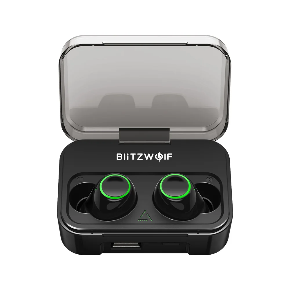 BlitzWolf FYE3S 3 TWS, настоящие Беспроводные Bluetooth 5,0 наушники, 2600 мАч, большая батарея, цифровой дисплей, наушники, наушники, гарнитура - Цвет: FYE3