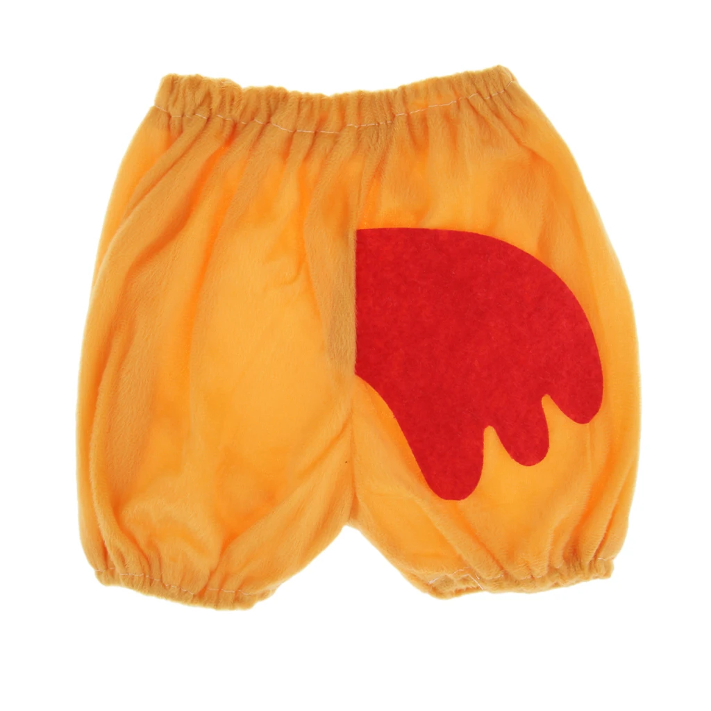 Kids Animal Costume Set Cock Hat Top Shorts Gloves Shoes Party Halloween