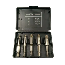 Высокая скорость Стальной Винт экстрактор сломанной проволоки удаления с 5 сломанной Головкой Винт экстрактор дерево из под железа винт удаления инструмент